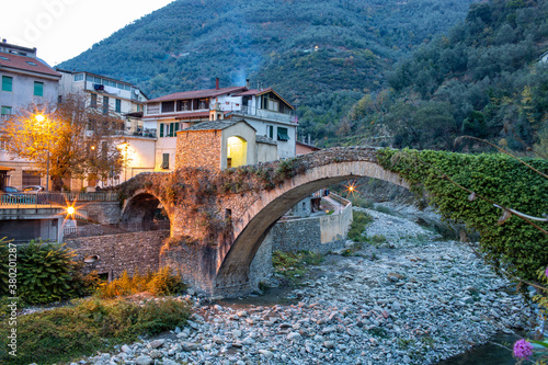 Badalucco village near Imperia Ligury Italy photo