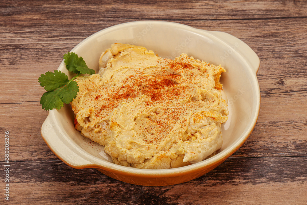 Vegan dietary cusine - humus snack Vegan dietary cusine - humus snack