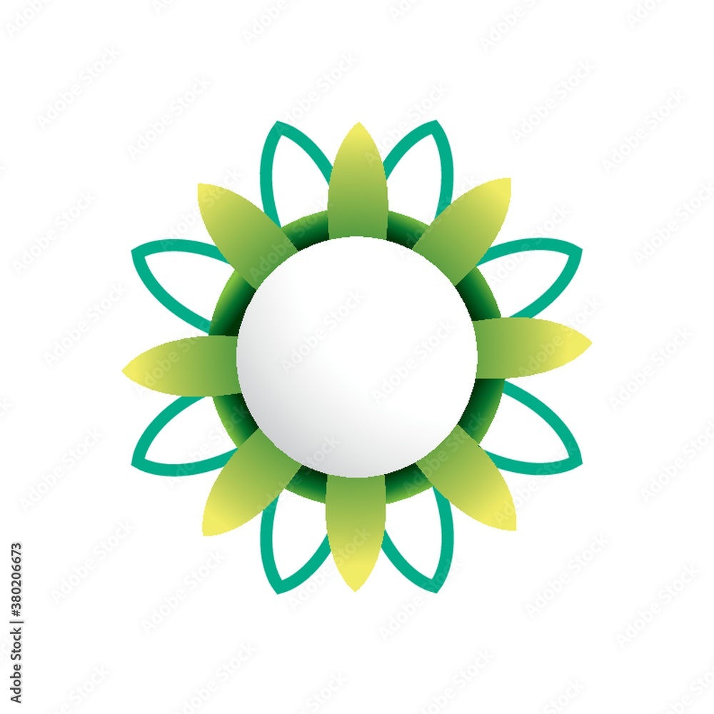 flower logo element with abstract concept flower logo element with abstract concept