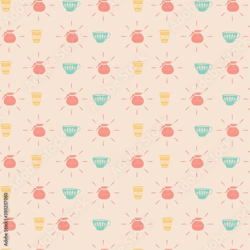 coffee utensils background design