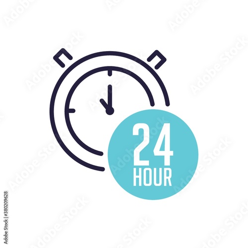 24 hours clock icon