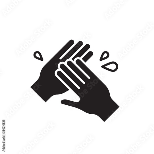 Washing hand