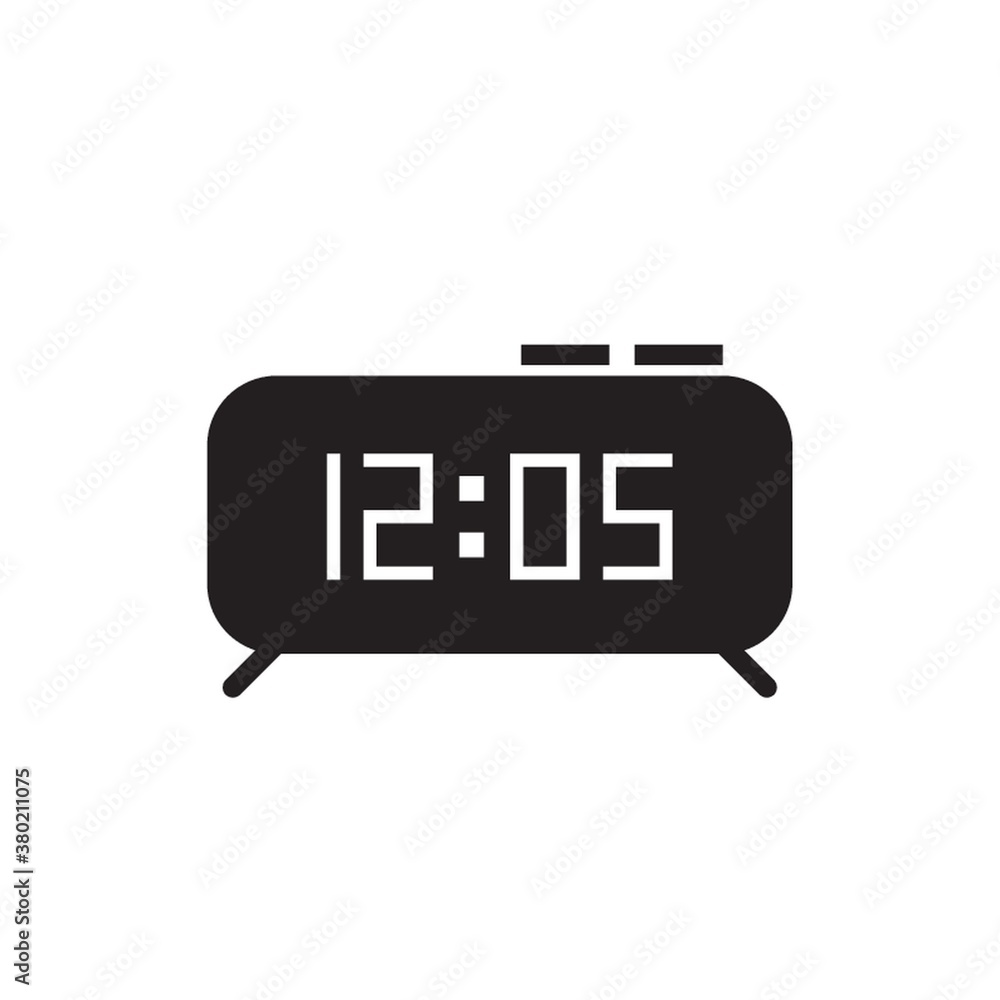 Digital clock icon Digital clock icon