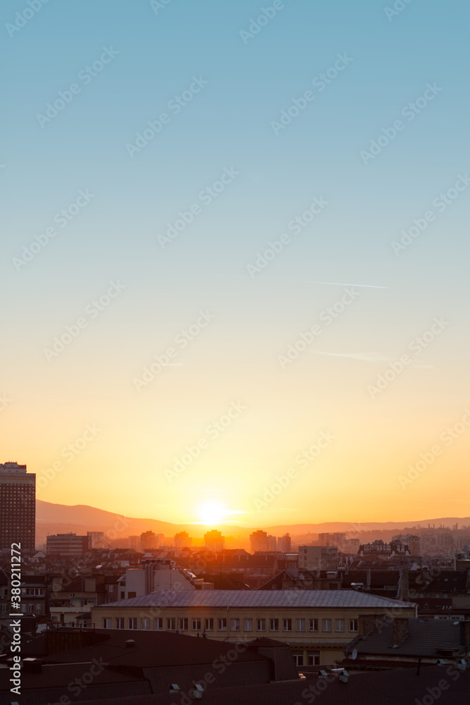 Sunset over Sofia Sunset over Sofia