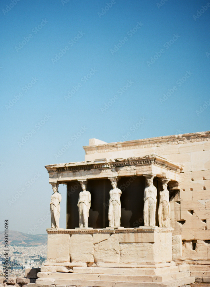 Athena's Temple at the Acropolis in Athens Greece Athena's Temple at the Acropolis in Athens Greece