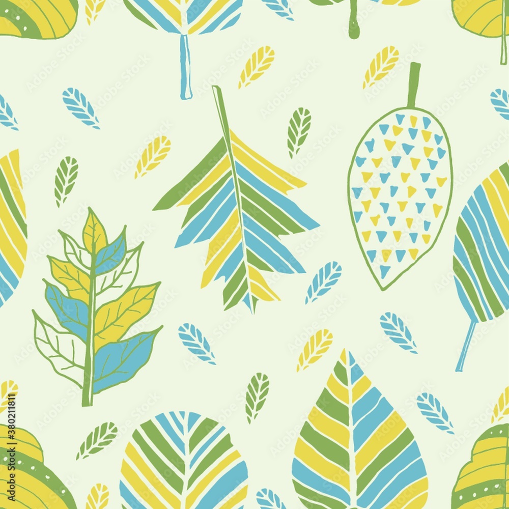 Leaves background design Leaves background design