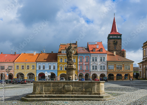 Old center in town Jicin - Czech Republic photo