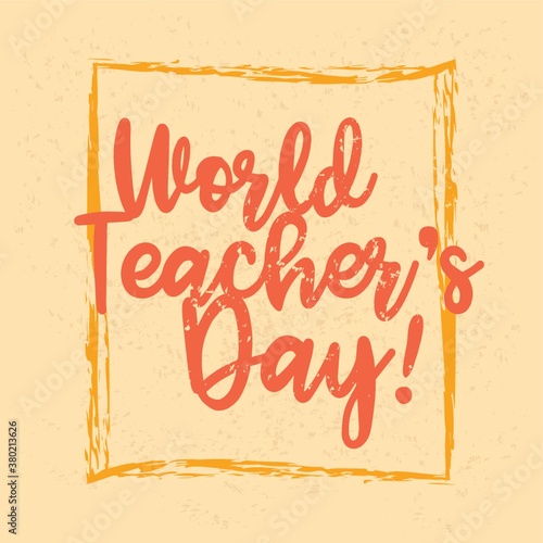 happy teacher's day design