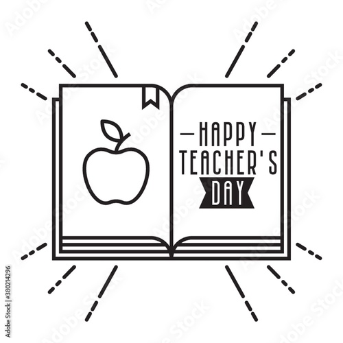 happy teacher's day design