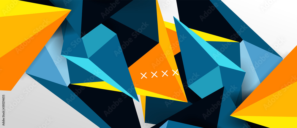 3d low poly abstract shape background vector illustration 3d low poly abstract shape background vector illustration