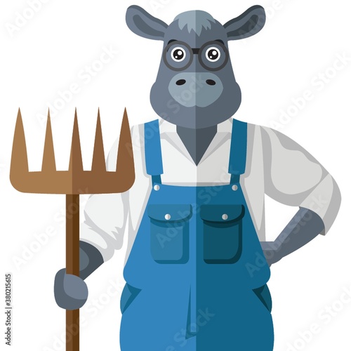 Cow character