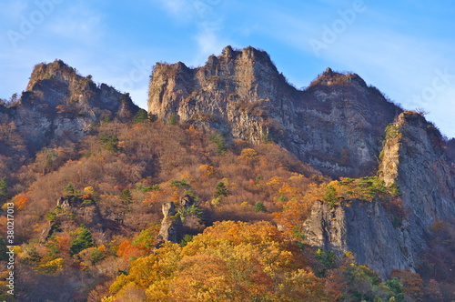 秋の日本三大奇景 妙義山