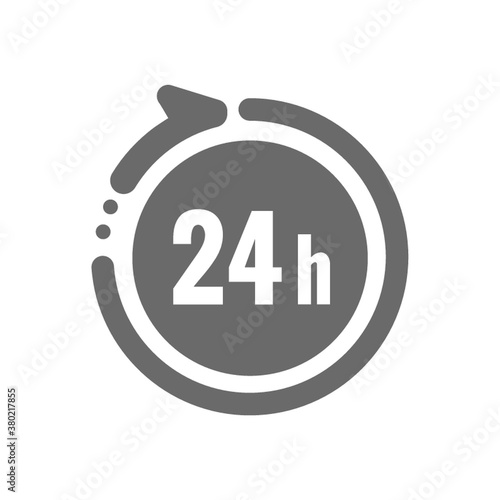 24 hour icon.