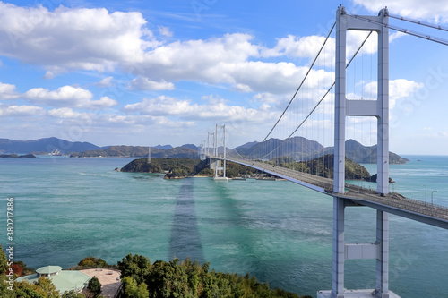 しまなみ海道・糸山公園展望台より望む