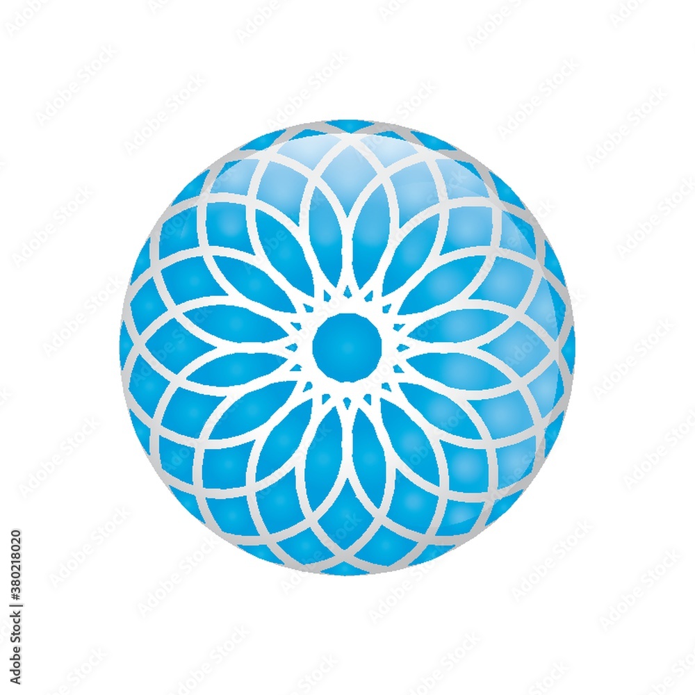 spherical logo element design spherical logo element design