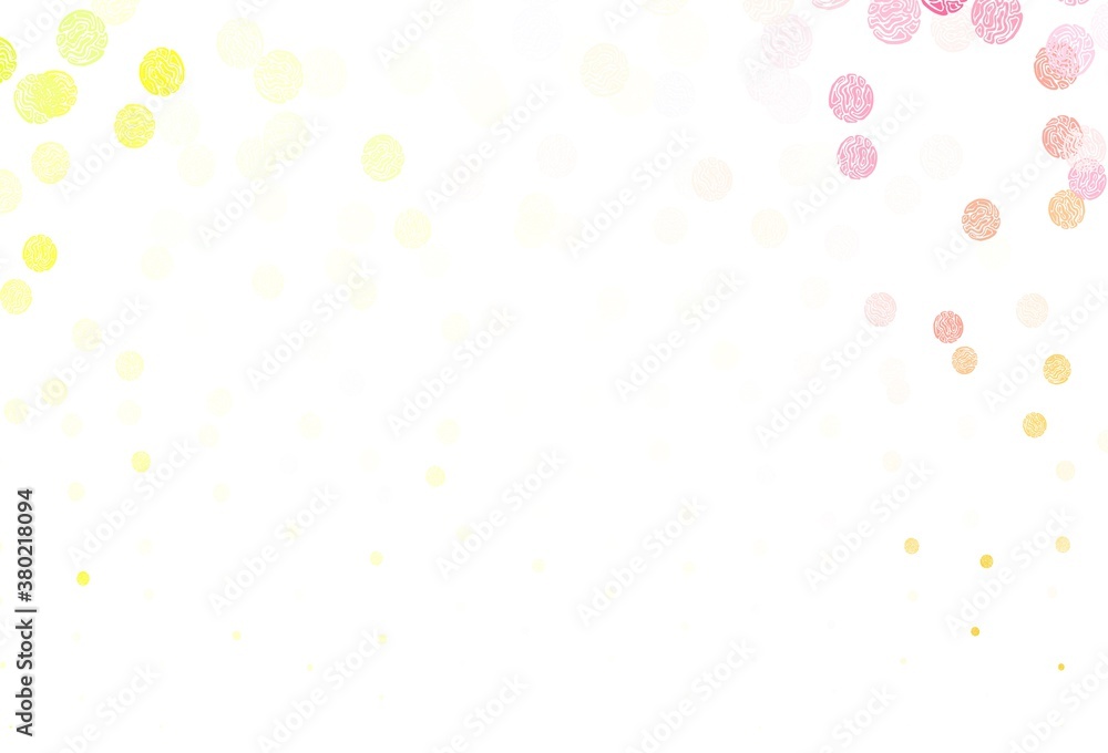 Light Green, Red vector backdrop with dots. Light Green, Red vector backdrop with dots.