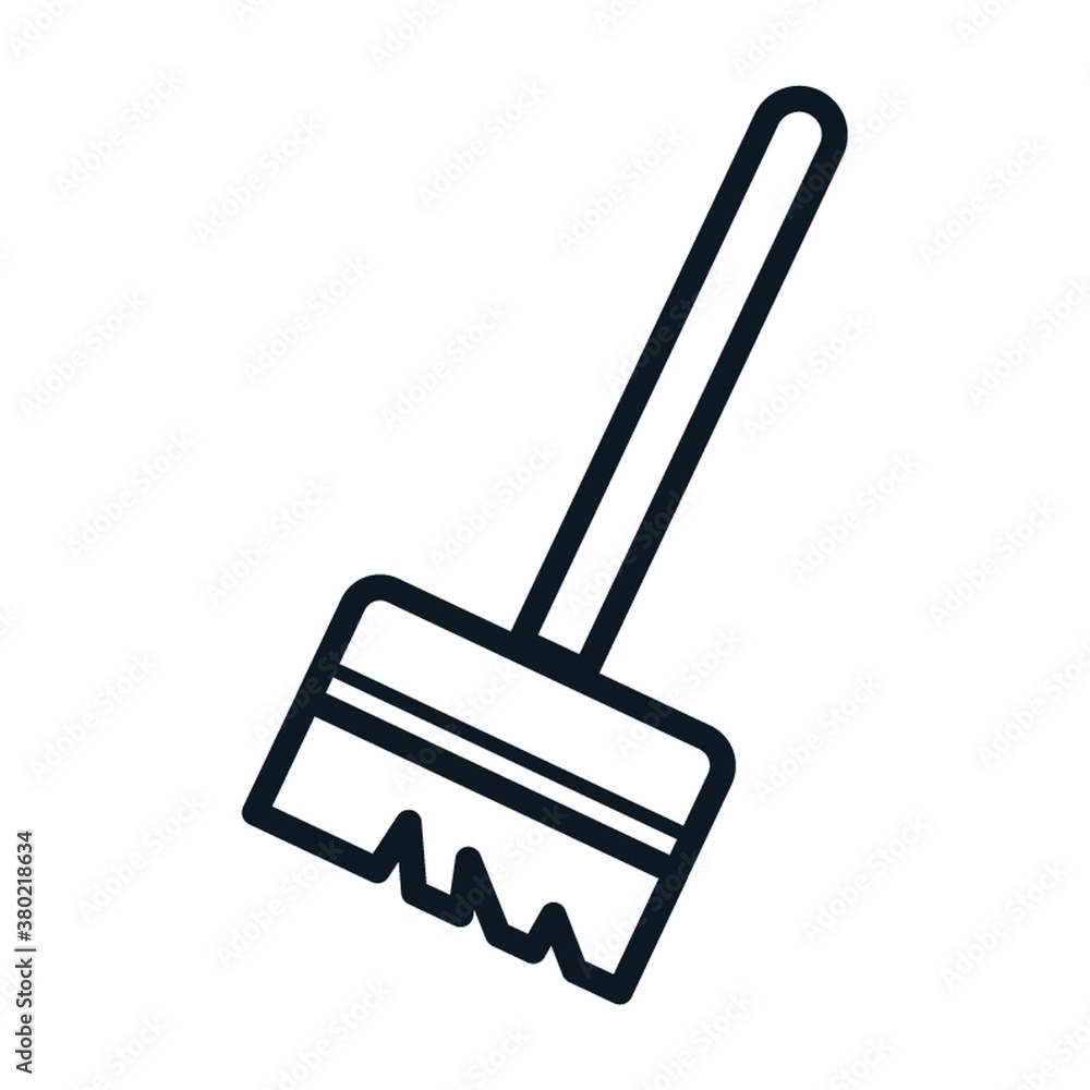 bristle broomstick bristle broomstick