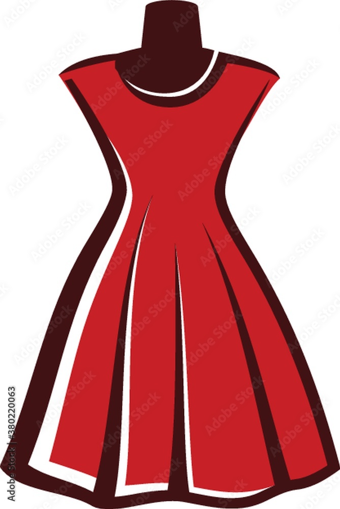 dress on a mannequin display dress on a mannequin display