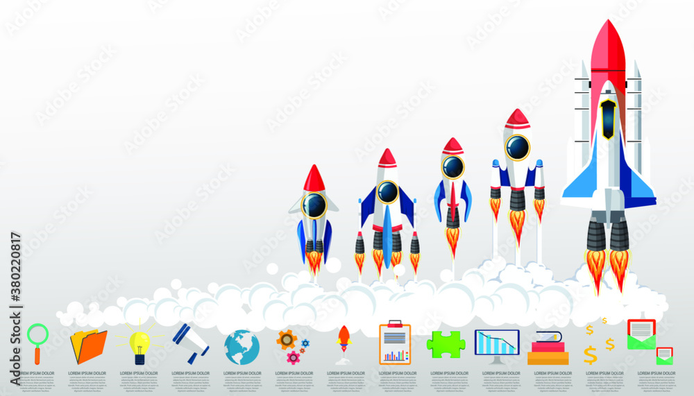 Rocket model for success Creative business thinking,set icon,modern Idea concept vector illustration Infographic template.
Rocket model for success Creative business thinking,set icon,modern Idea concept vector illustration Infographic template.
