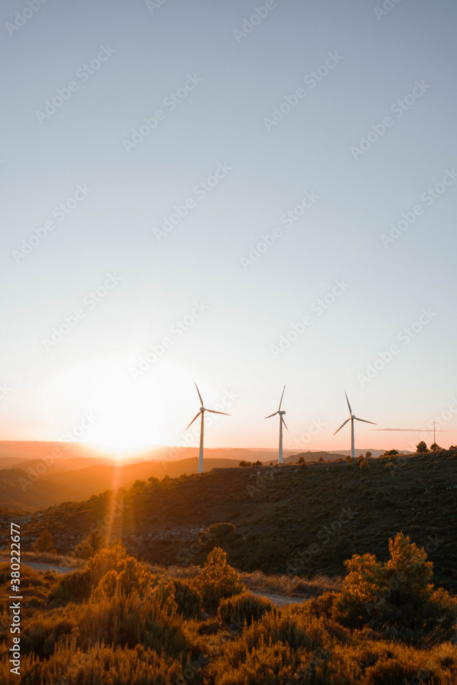 Obraz premium Sunset in Trucafor, Spain