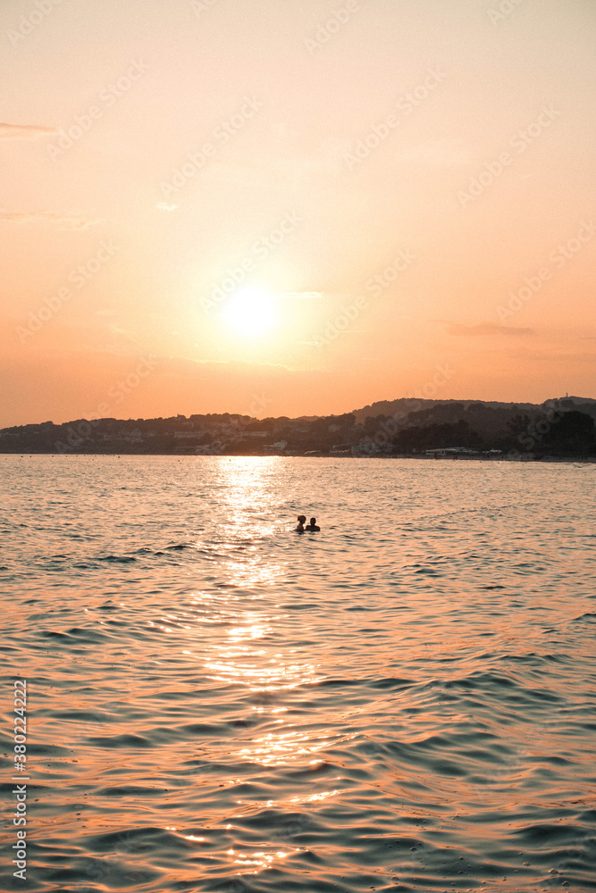 Sunset by the ocean Sunset by the ocean