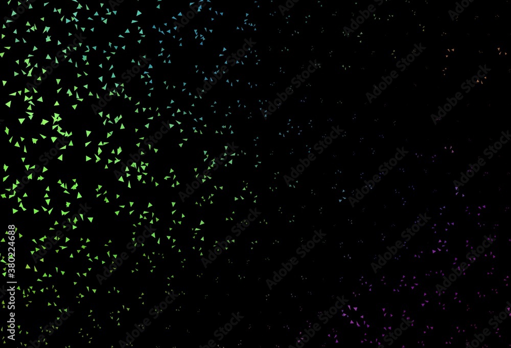 Dark Pink, Green vector backdrop with lines, triangles. Dark Pink, Green vector backdrop with lines, triangles.