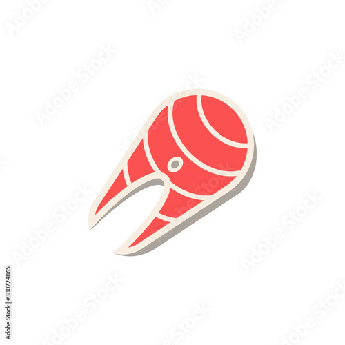 Salmon icon. Simple element from sea food collection. Creative Salmon icon for web design  templates  infographics and more