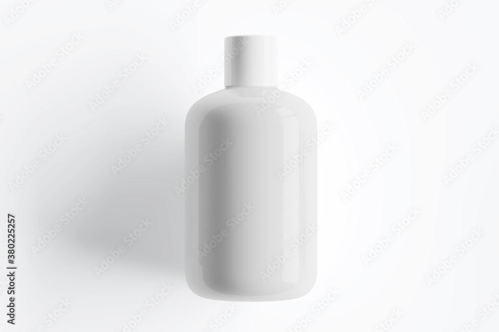 Bottle cosmetic mock up - 3d rendering Bottle cosmetic mock up - 3d rendering