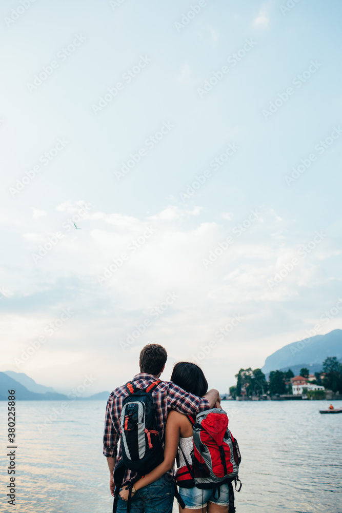 Young couple travelling Young couple travelling