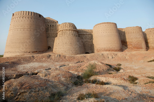 Derawer Fort in Cholistan Desert. photo