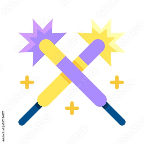party icons related fire crackers with stars for party or celebration vector with editable stroke