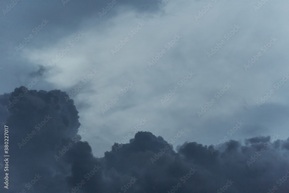 Sky and clouds before raining