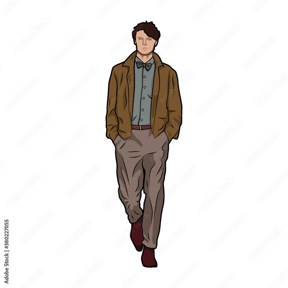 man walking man walking