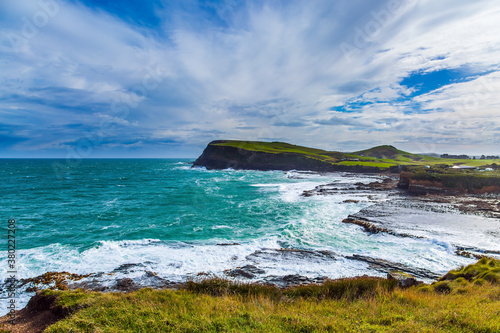 Sunset of South island photo