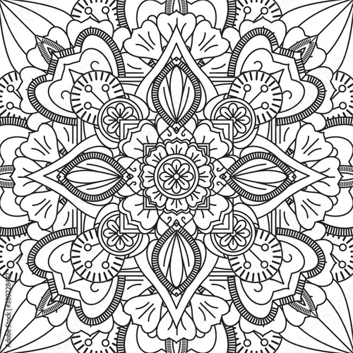 Abstract intricate design vector illustration © captainvector