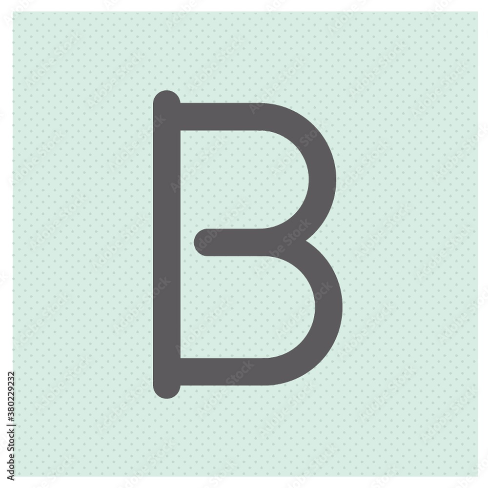 Letter B vector Letter B vector