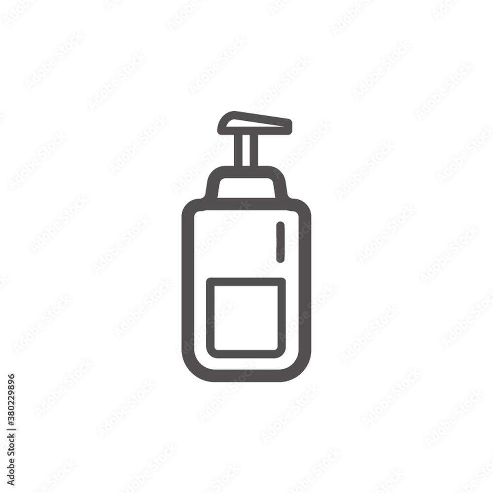 Soap dispenser cleansing vector illustration Soap dispenser cleansing vector illustration