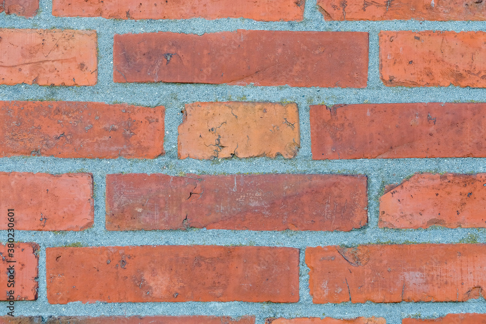 Obraz premium red brick wall or brick background