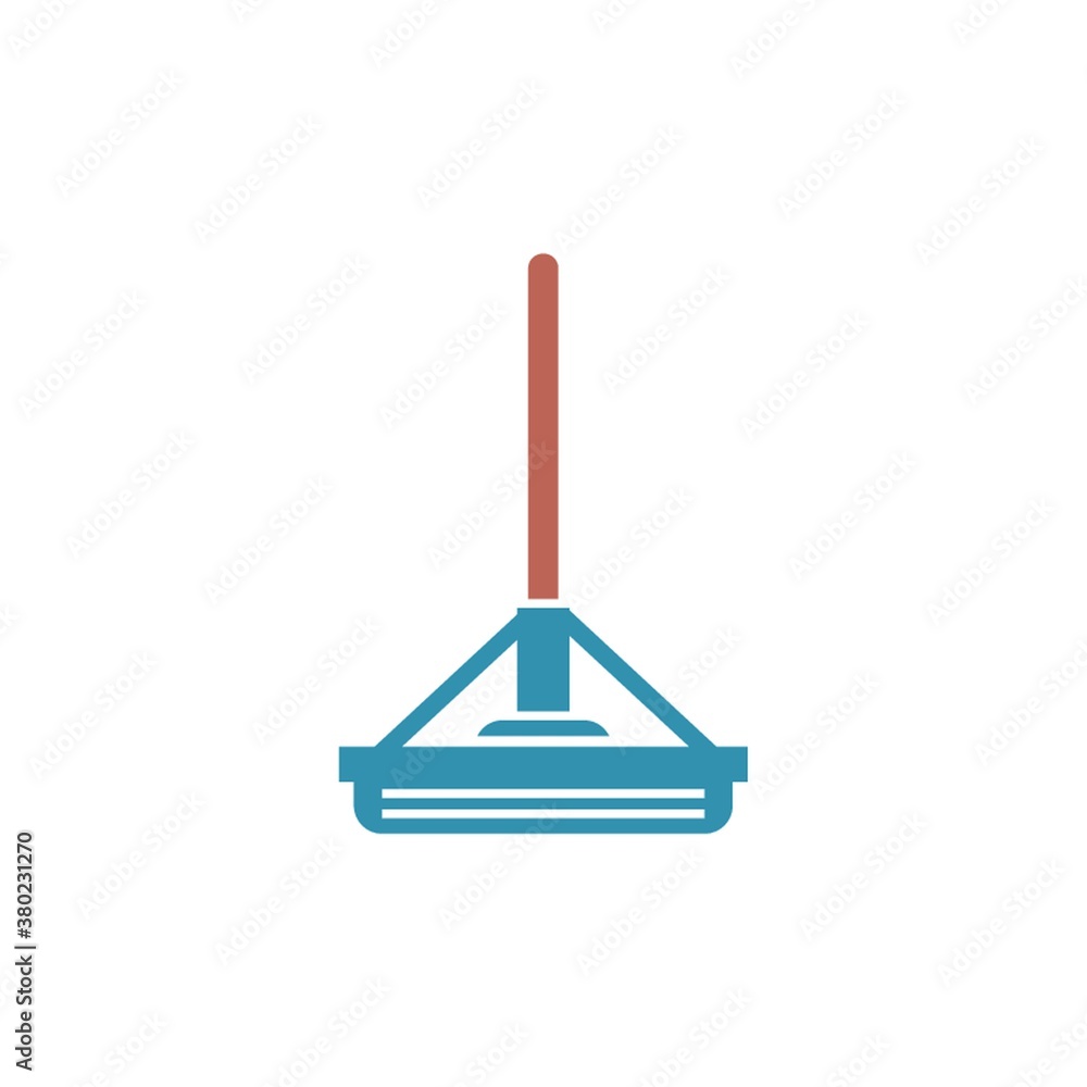 Wiper mop vector illustration