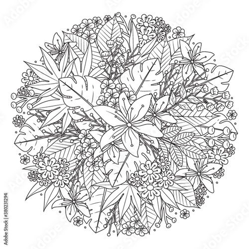 Intricate floral design