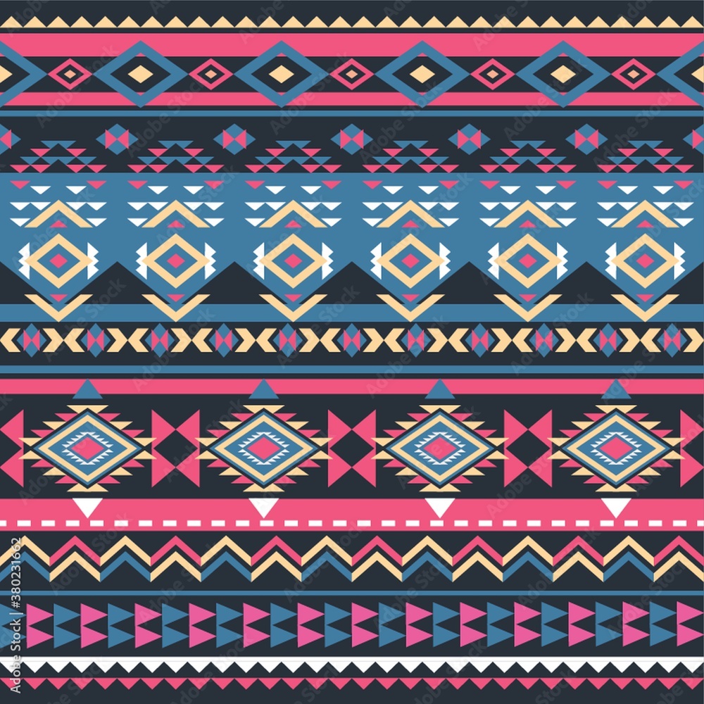 Seamless aztec background Seamless aztec background