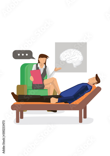 Professional psychologist conducting a consultation.