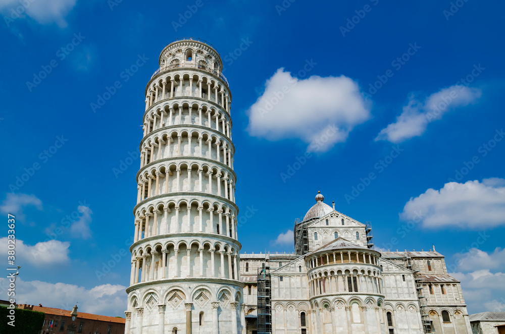 View of the tower of Pisa