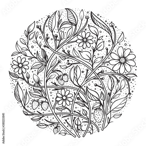 Intricate floral design