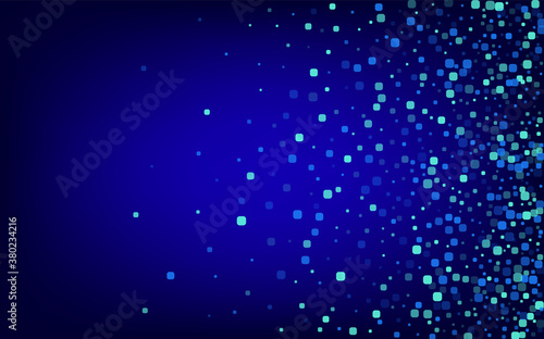 Blue Cell Celebration Blue Vector Background. Top 