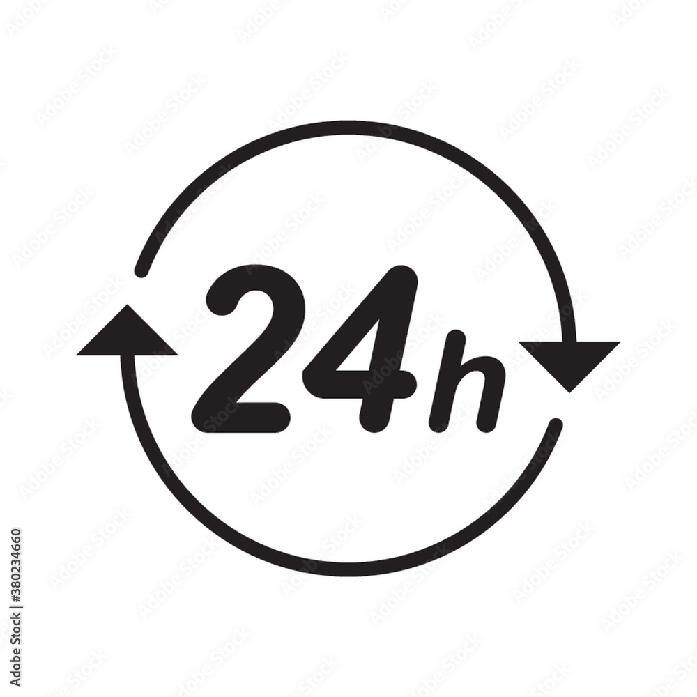 24 hour icon 24 hour icon