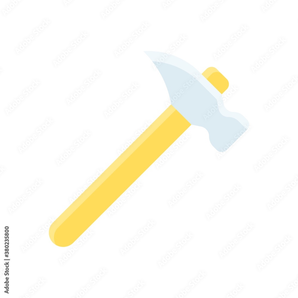 plumber icons related plumber hammer with stick vector in flat style, plumber icons related plumber hammer with stick vector in flat style,