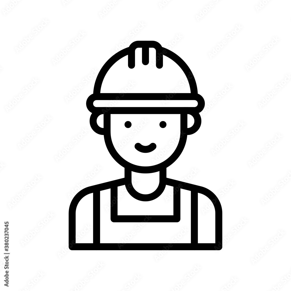 plumber icons related plumber boy with cap and dress vector in lineal style, plumber icons related plumber boy with cap and dress vector in lineal style,