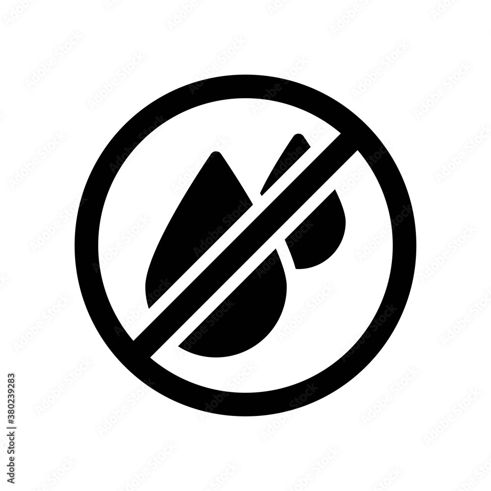 plumber icons related no water or restriction sign with water drops vector in solid design, plumber icons related no water or restriction sign with water drops vector in solid design,