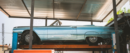 Cadillac in the junkyard photo